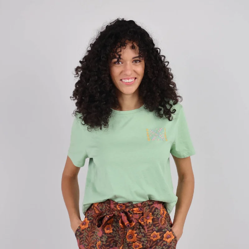 Oxbow Tahgai Ladies Tee Ribbed T-Shirt High Neck Heavyweight