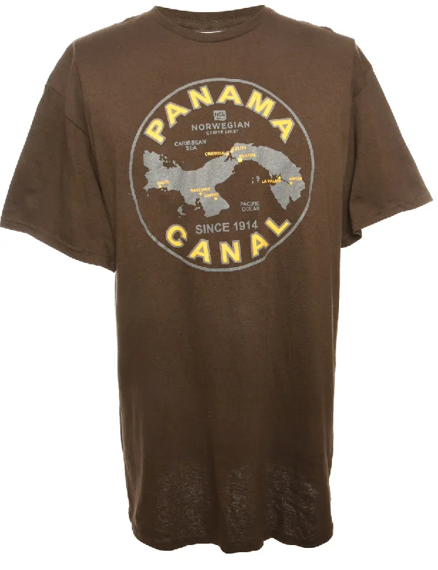 Panama Canal Printed T-shirt - M