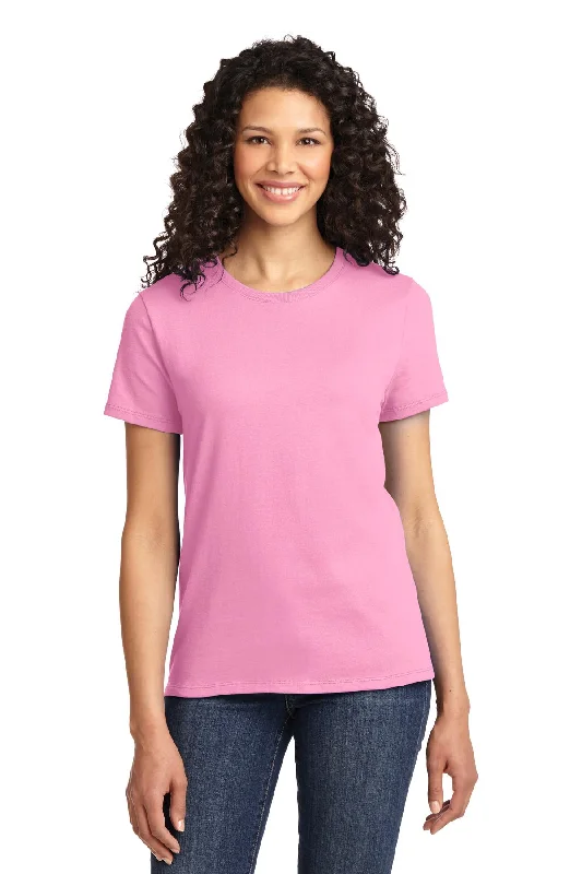 Port & Company - Ladies Essential Tee. LPC61 1of2 Ribbed T-Shirt High Neck Heavyweight
