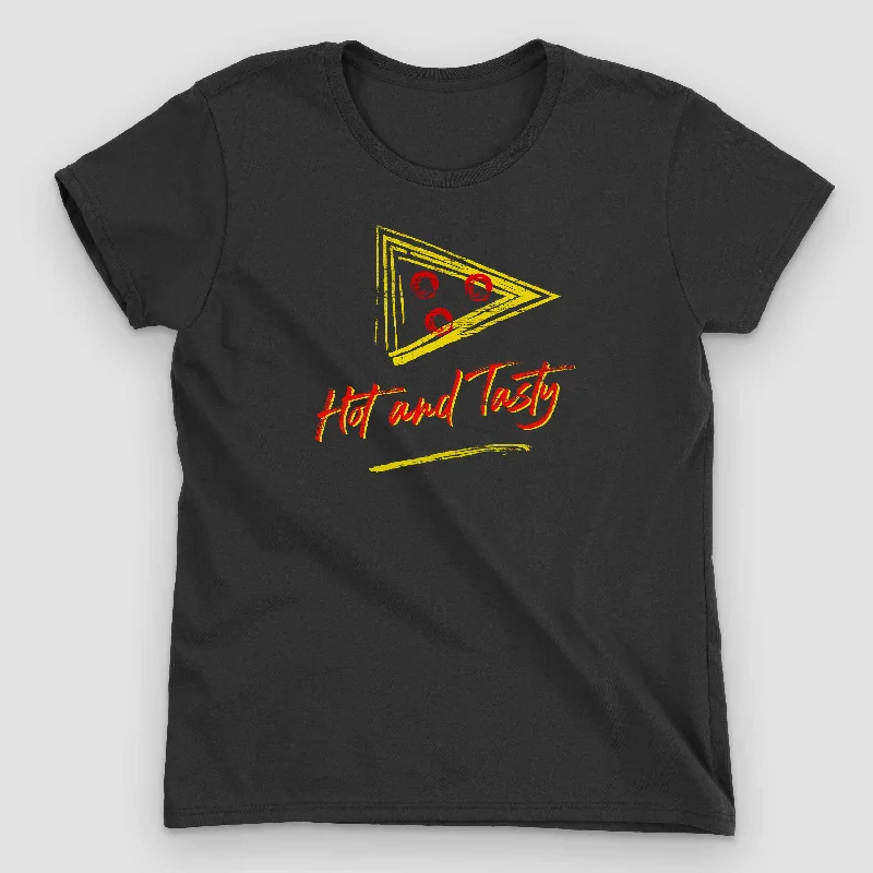 Retro Hot & Tasty Pizza Women's Graphic T-Shirt