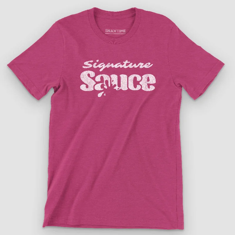 Signature Sauce Unisex T-Shirt Modern Contemporary Chic