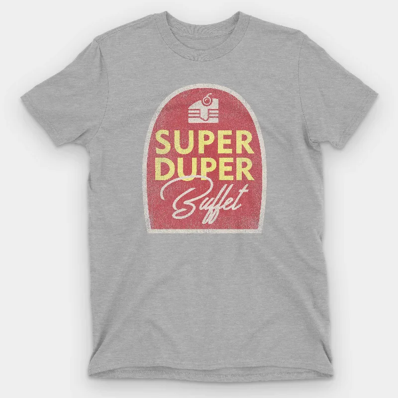 Super Duper Buffet Graphic T-Shirt Ribbed T-Shirt High Neck Heavyweight