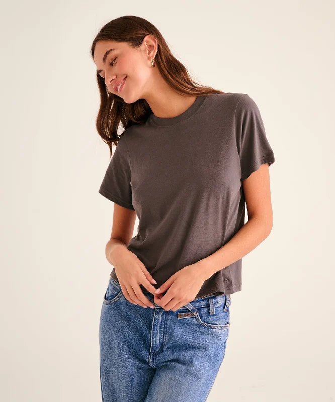 The Classic Tee Asymmetrical Pockets Print