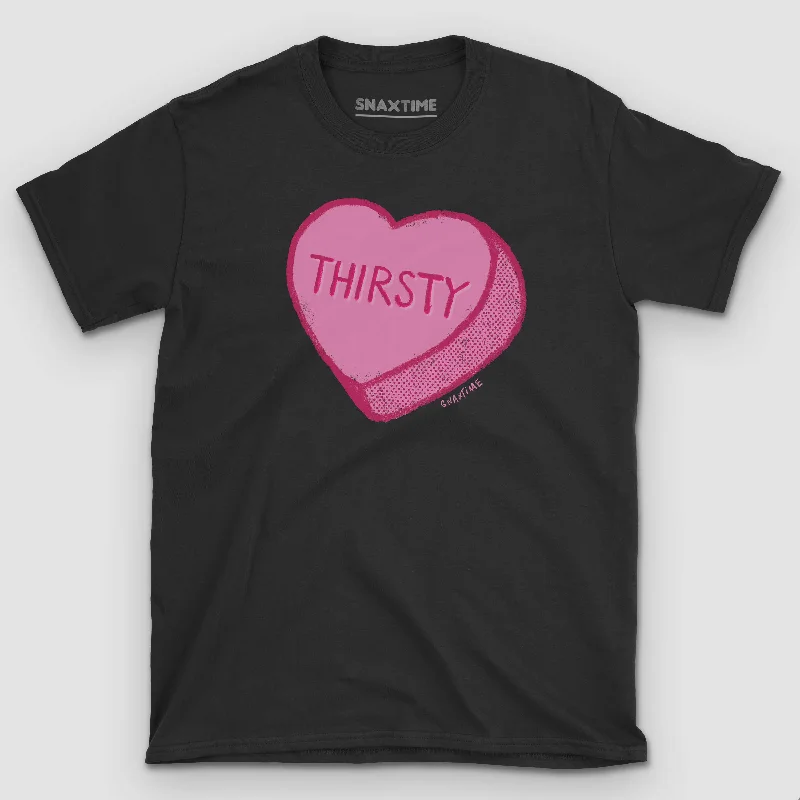 "Thirsty" Candy Heart Graphic T-Shirt