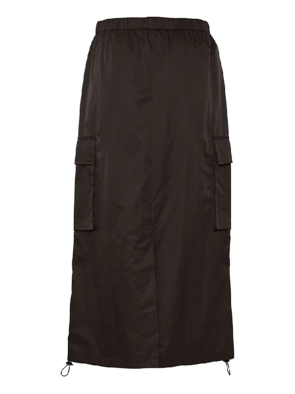 B Young ByDatine Cargo Skirt Black