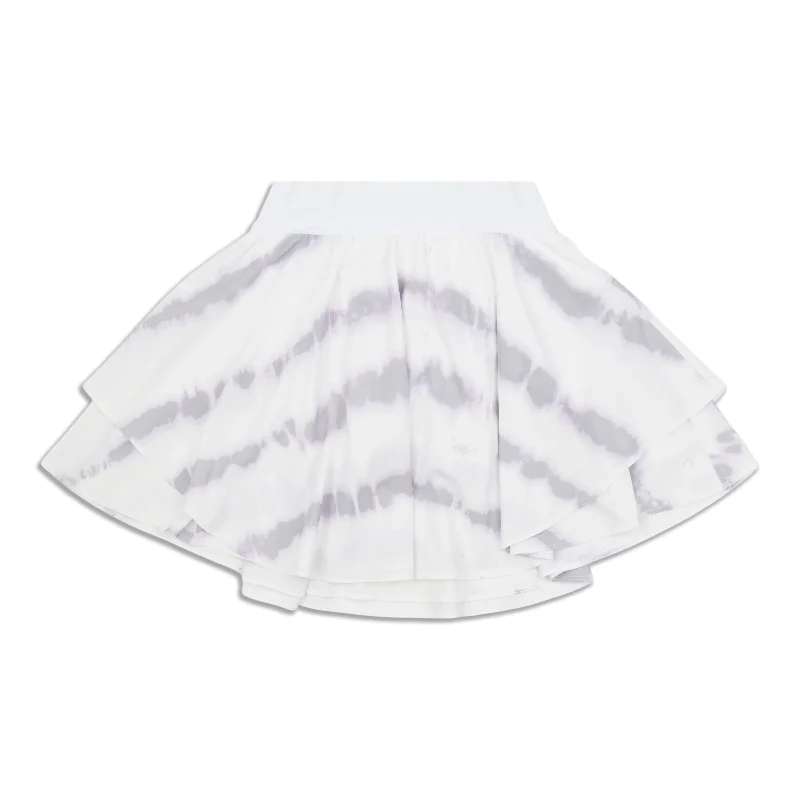 Court Rival High-Rise Skirt silk skirt lustrous