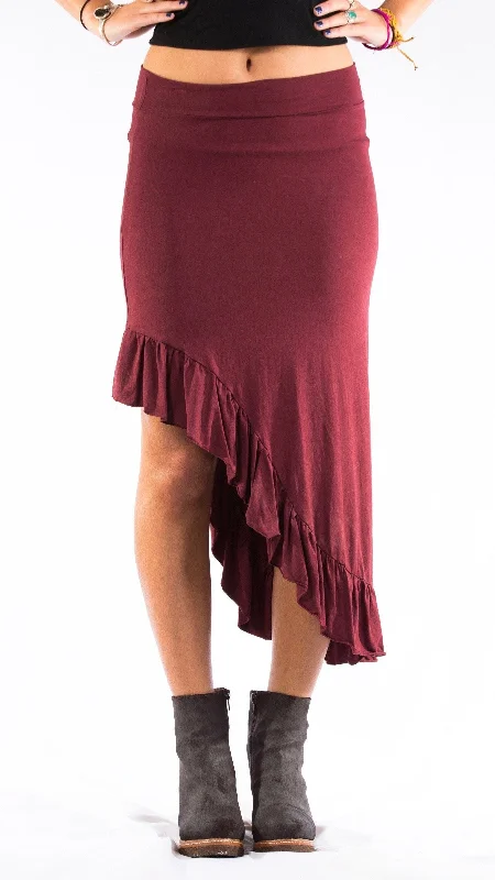 SALSA SKIRT velvet skirt plush