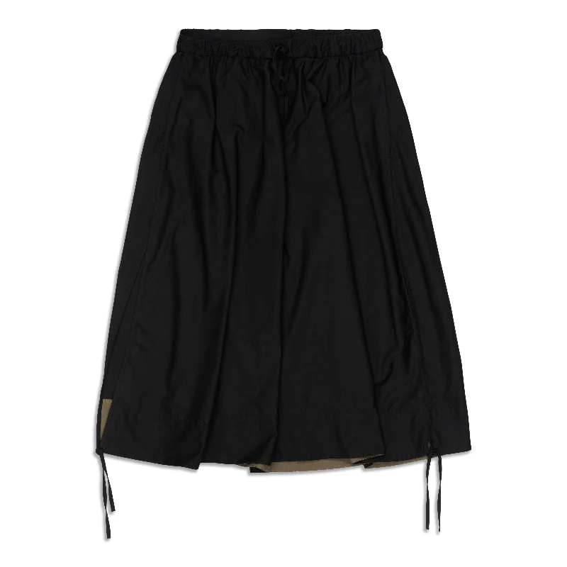 High-Low Side Slit SHR Skirt - Resale relaxed fit skirt