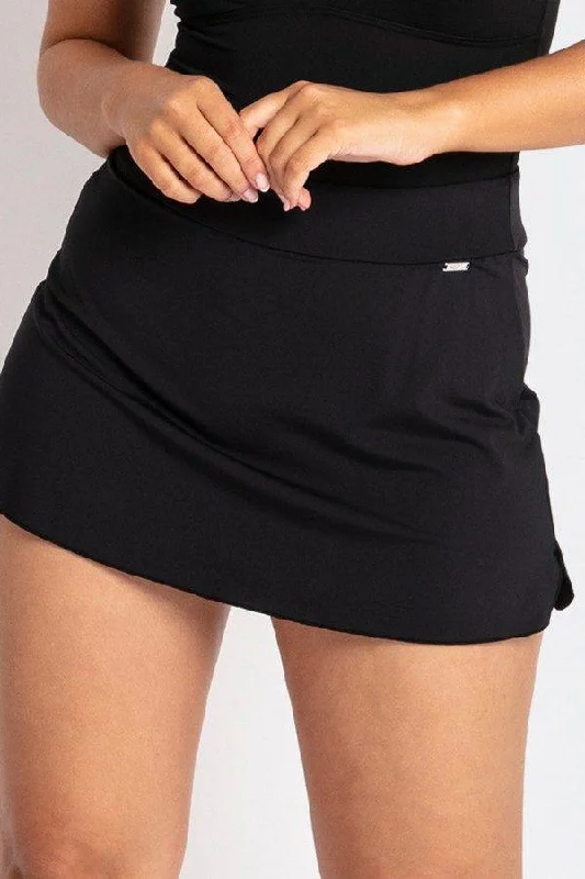 Jantzen JA81268 Cosmopolitan Skirt Pant Black lace skirt intricate