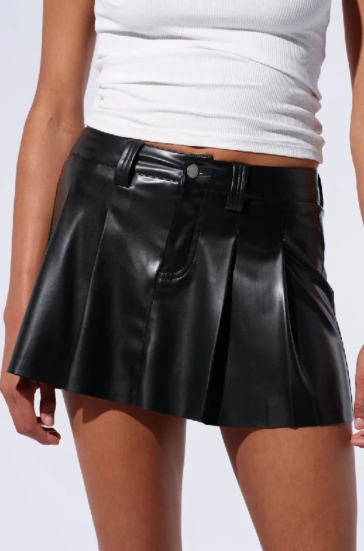 LUCKY LOO MINI SKIRT linen skirt breathable
