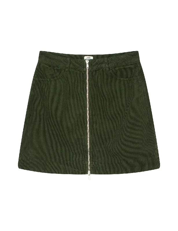 Mini Cord Riva Skirt, Rosin chiffon skirt lightweight