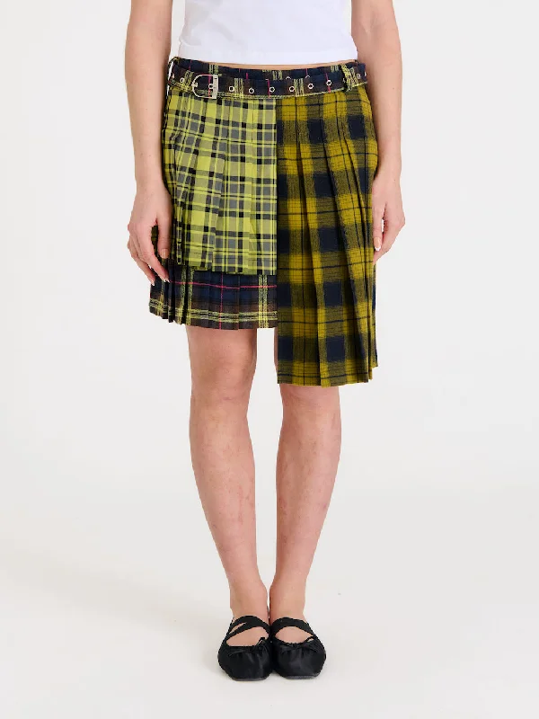 Tarnish Check Mini Skirt button skirt front