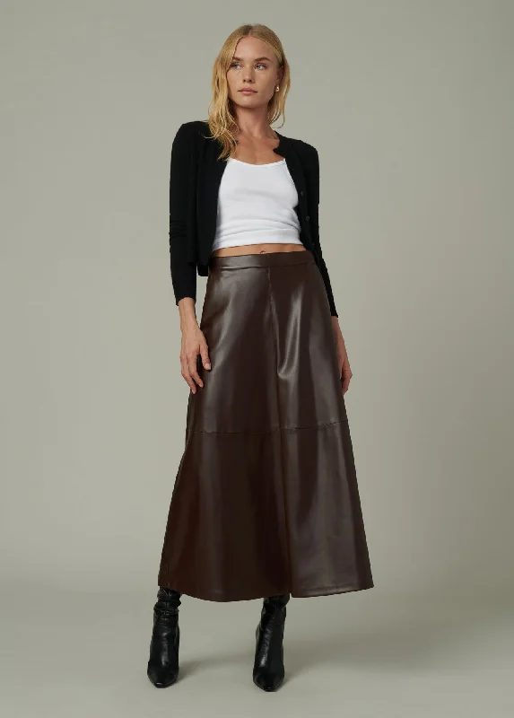 THE TAVI VEGAN LEATHER SKIRT tulle skirt dreamy