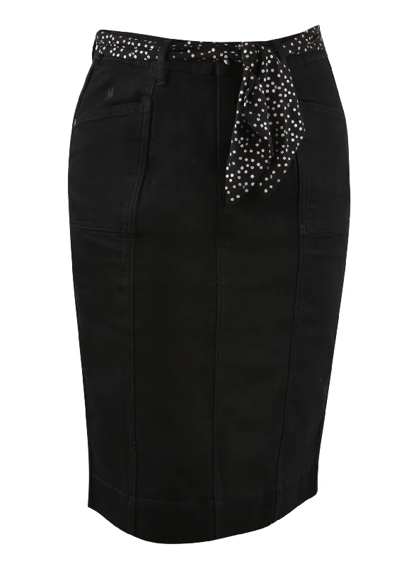 Thomas Cook Wmns Cate Denim Skirt - Clearance chiffon skirt airy