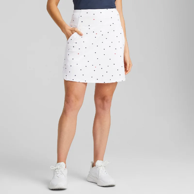 Women's PWRMESH Volition Stars Golf Skirt wool skirt warm
