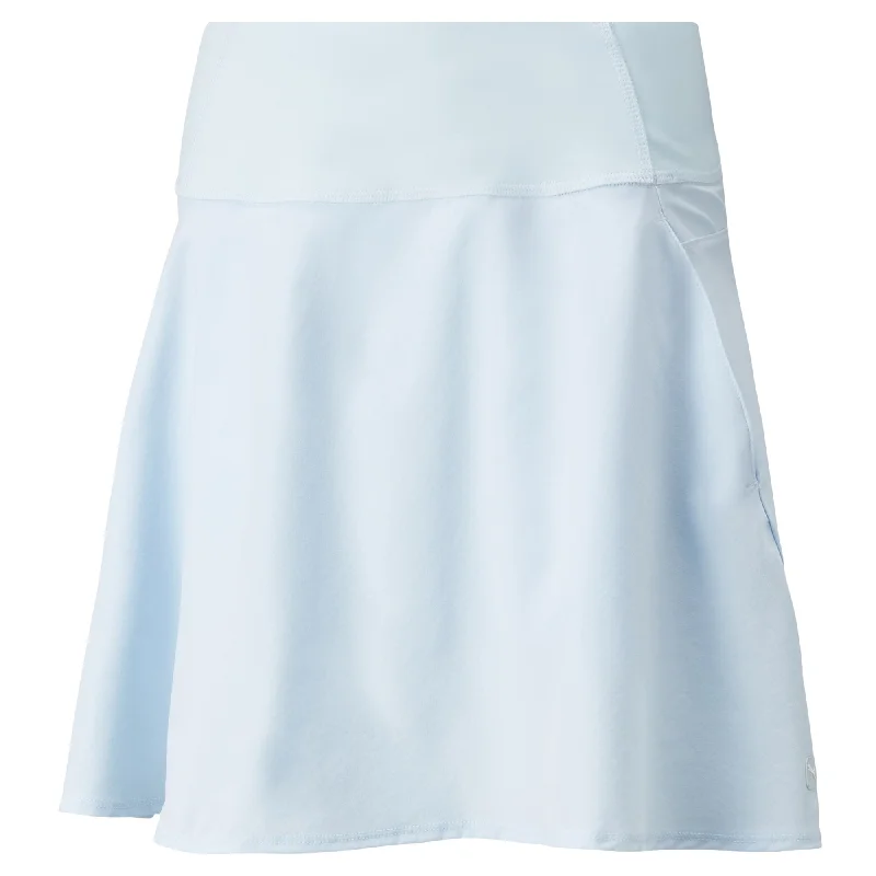 Women's PWRSHAPE Solid Woven Golf Skirt | Corydalis Blue cashmere skirt plush