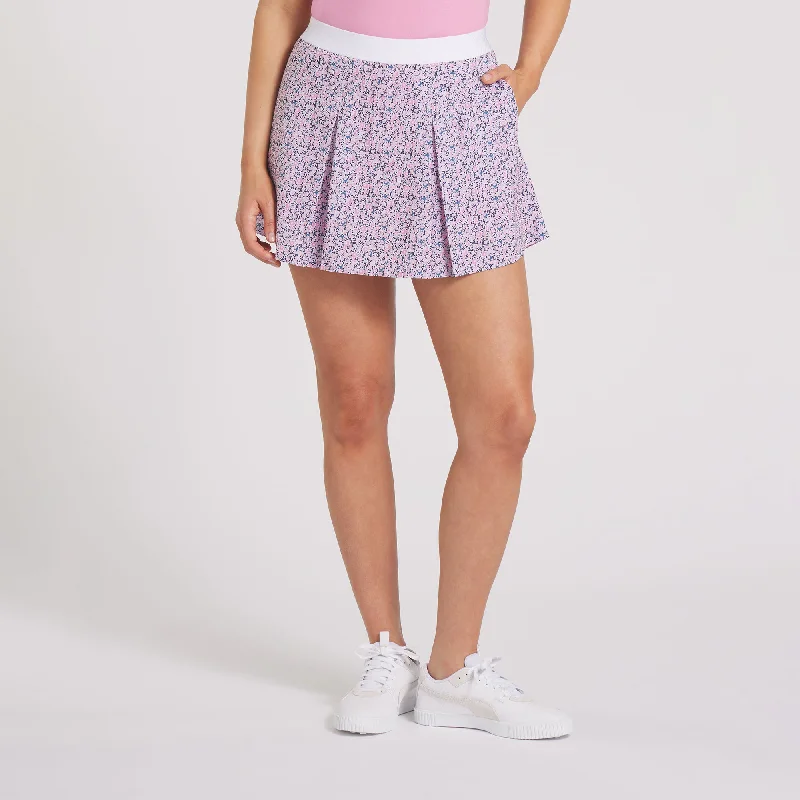 Women's Soto Pleated Golf Skirt corduroy skirt textured