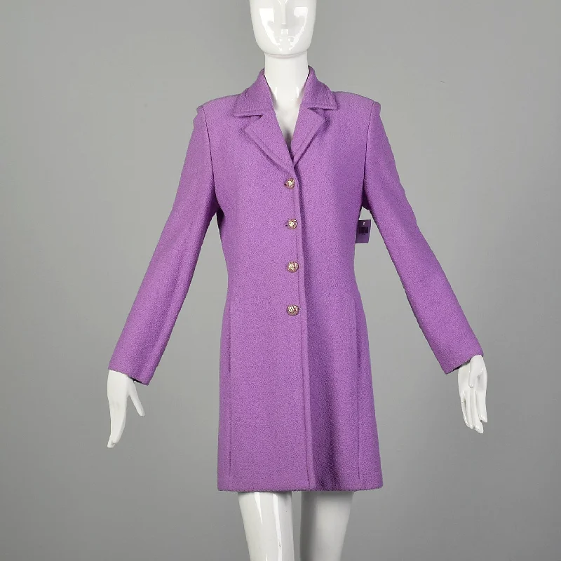 1990s St John Knit Lavender Purple Jacket