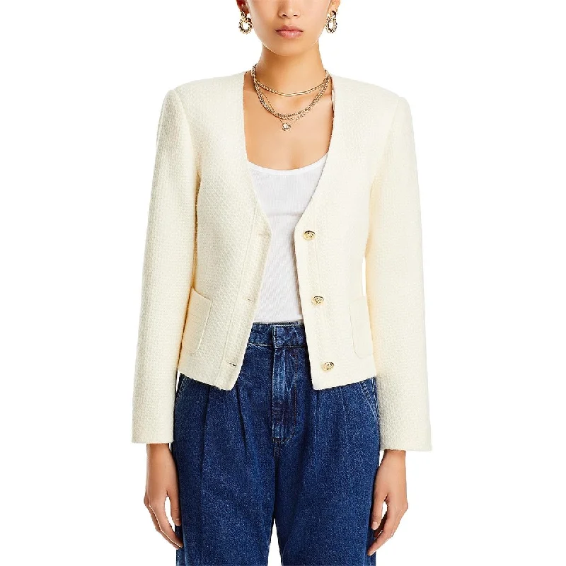 Anine Bing Womens Anitta Textured Business Shirt Jacket Satin Jacket Silk Jacket Chiffon Jacket Anine Bing Womens Anitta Textured Business Shirt Jacket Satin Jacket Silk Jacket Chiffon Jacket