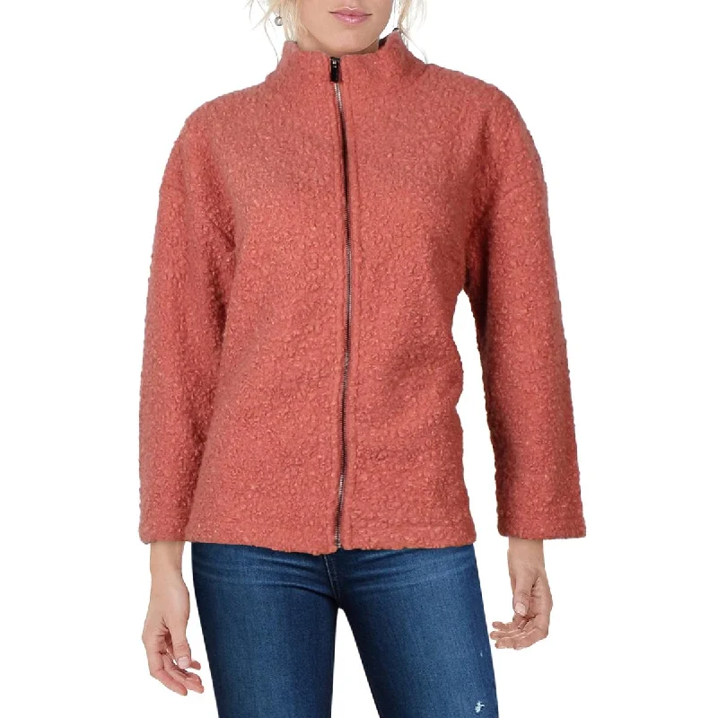 Anne Klein Womens Sherpa Jacket Faux Fur Coat Wool Jacket Cashmere Jacket Tweed Jacket Anne Klein Womens Sherpa Jacket Faux Fur Coat Wool Jacket Cashmere Jacket Tweed Jacket