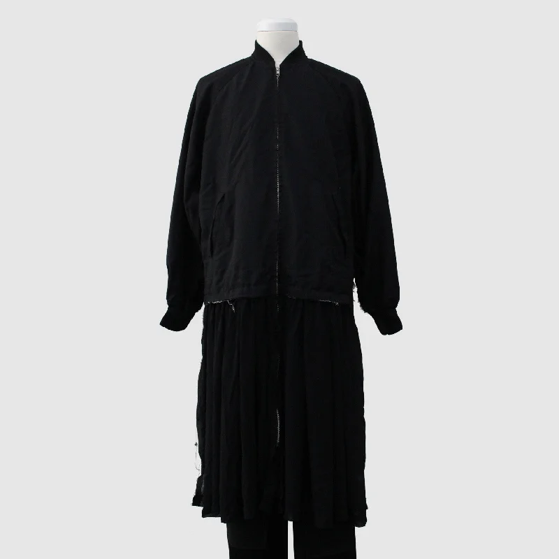 BLACK Comme des Garcons Polyester Jacket/Dress (Black) Herringbone Jacket Checkered Jacket Solid Jacket BLACK Comme des Garcons Polyester Jacket/Dress (Black) Herringbone Jacket Checkered Jacket Solid Jacket