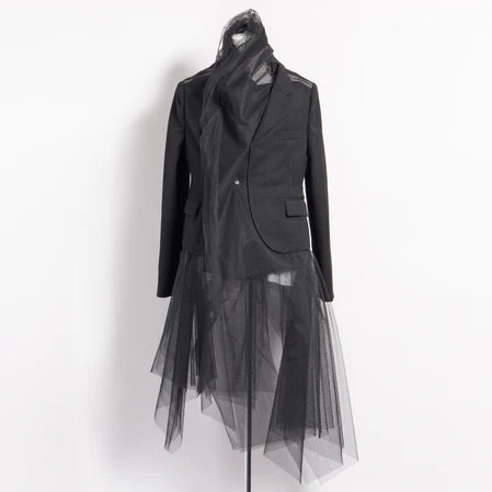 Black Comme des Garçons Tulle Jacket (Black) Faux Fur Jacket Real Fur Jacket Shearling Jacket Black Comme des Garçons Tulle Jacket (Black) Faux Fur Jacket Real Fur Jacket Shearling Jacket