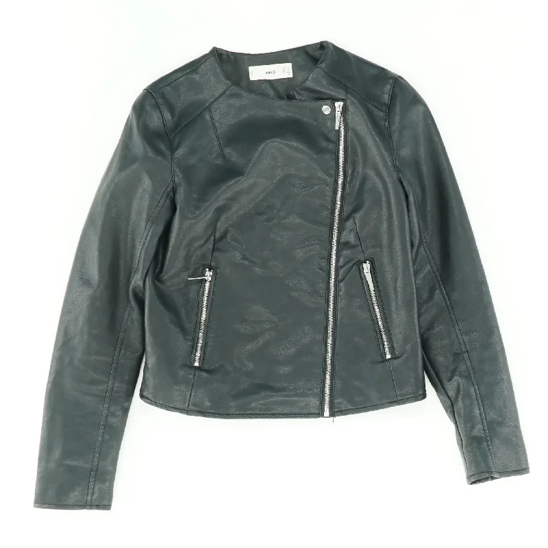 Black Faux Leather Jacket