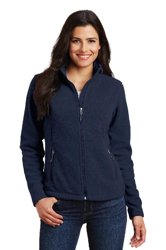 Ladies' Essential Full Zip Fleece Jacket - True Navy