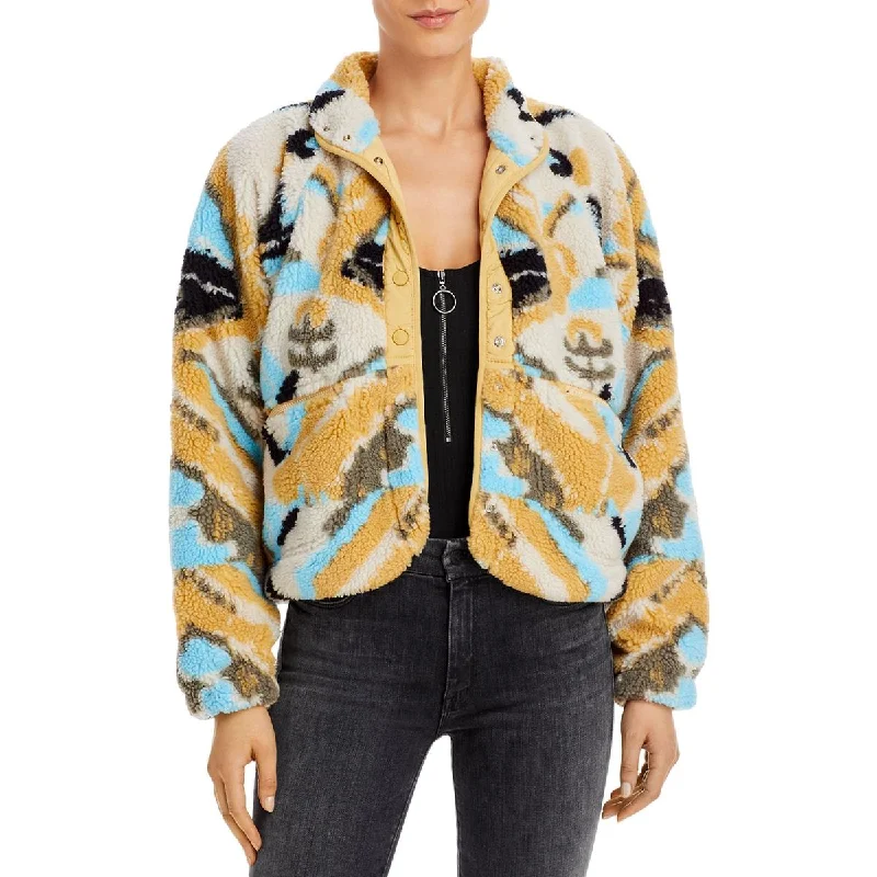 Free People Womens Sherpa Zip Pockets Fleece Jacket Collared Jacket Crew Neck Jacket Turtle Neck Jacket Free People Womens Sherpa Zip Pockets Fleece Jacket Collared Jacket Crew Neck Jacket Turtle Neck Jacket