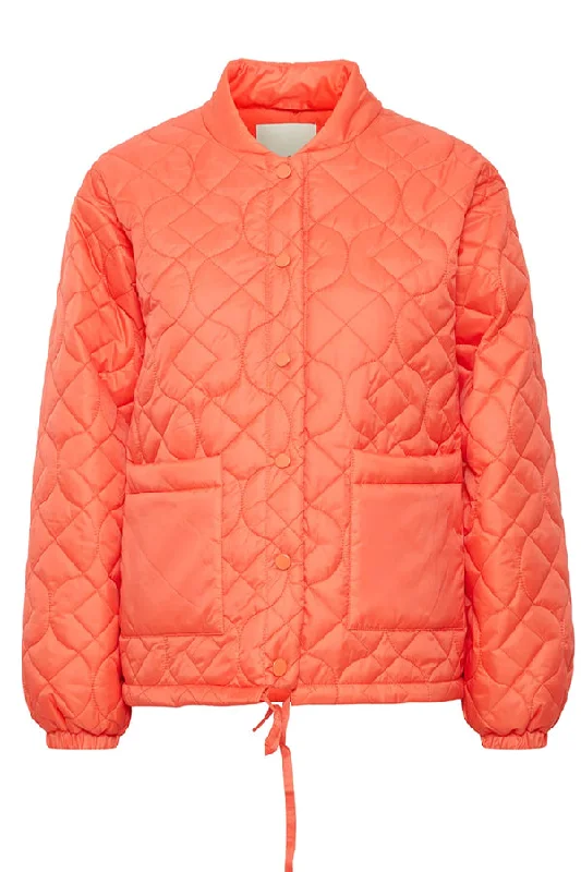 Ichi Efoni Quilted Jacket Jacket Blazer Coat