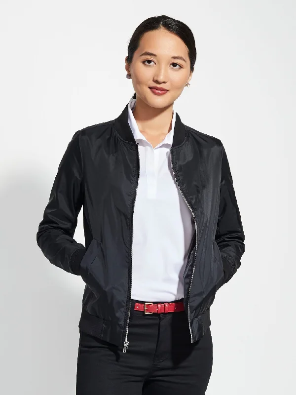 Ladies' Bomber Jacket - Black