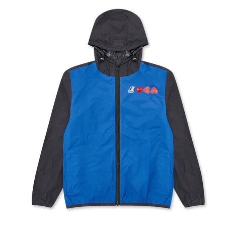 Play CDG x K-Way Zip Jacket (Blue/Black) Tailored Jacket Straight Jacket A-Line Jacket Play CDG x K-Way Zip Jacket (Blue/Black) Tailored Jacket Straight Jacket A-Line Jacket