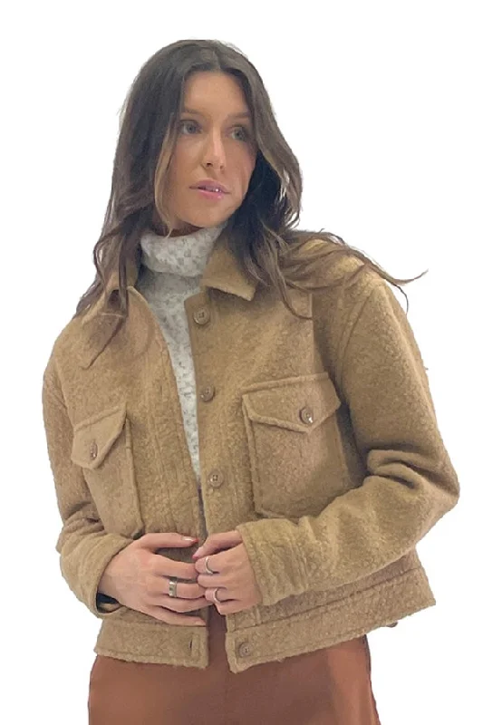 RD Style Zoe Boucle Short Jacket Cotton Jacket Linen Jacket Terry Jacket