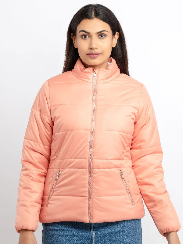 Womens Quilted  Collar Neck Jacket Mesh Jacket Canvas Jacket Denim Jacket