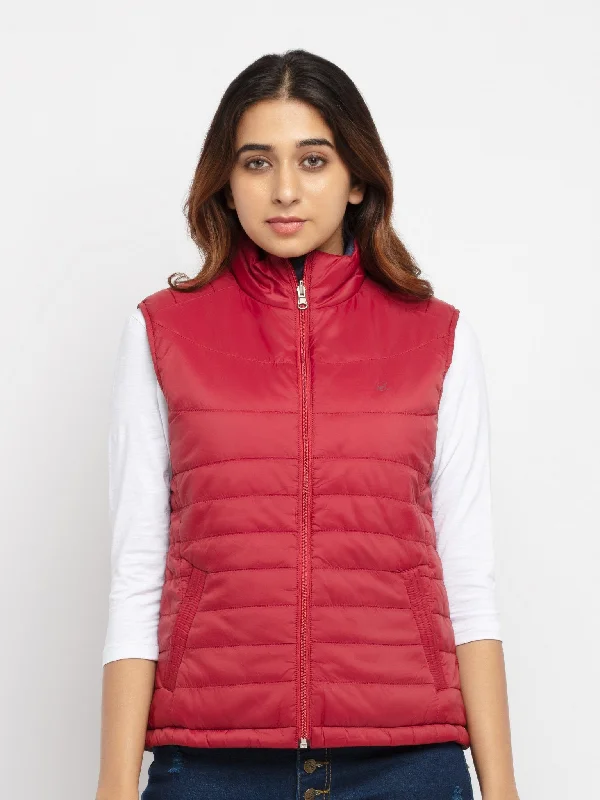 Women's Quilted Sleeveless Reversible Jacket