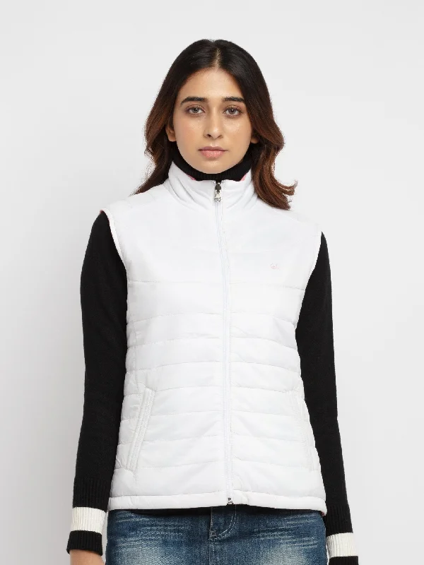 Women's Quilted Sleeveless Reversible Jacket