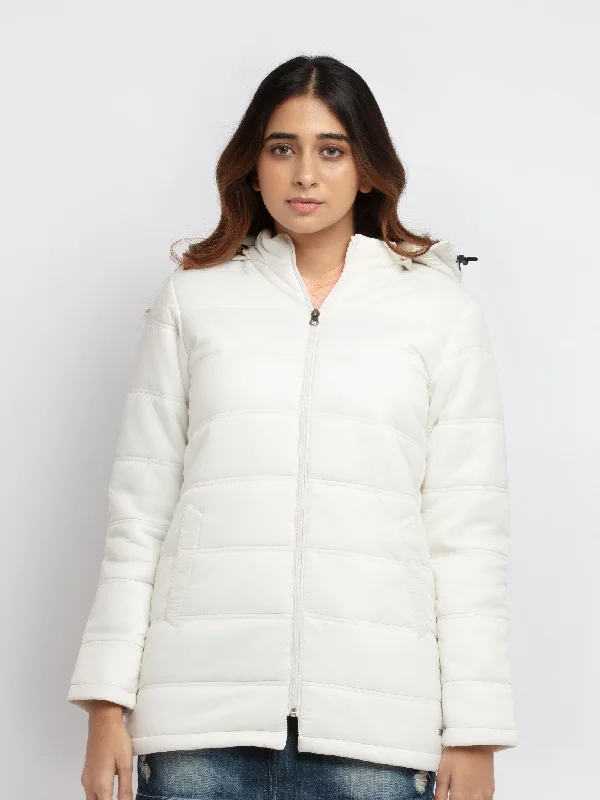 Women's Quilted Hooded Jacket Denim Jacket Leather Jacket Suede Jacket