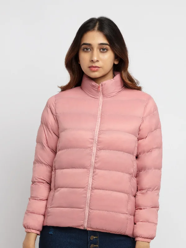 Women's Quilted Lightweight Jacket With Pouch