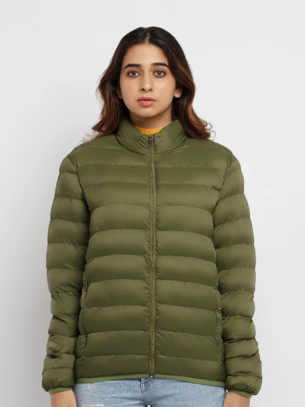 Women's Quilted Lightweight Jacket With Pouch