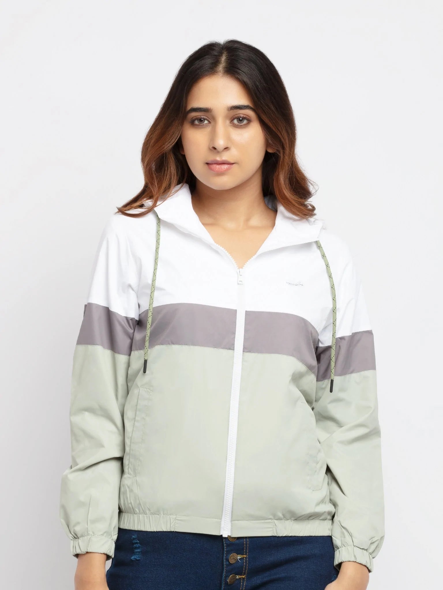 Womens Quilted High Neck Jacket Cotton Jacket Linen Jacket Terry Jacket