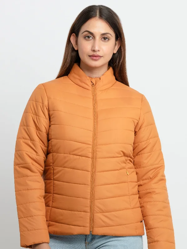 Womens Quilted  High Neck Jacket