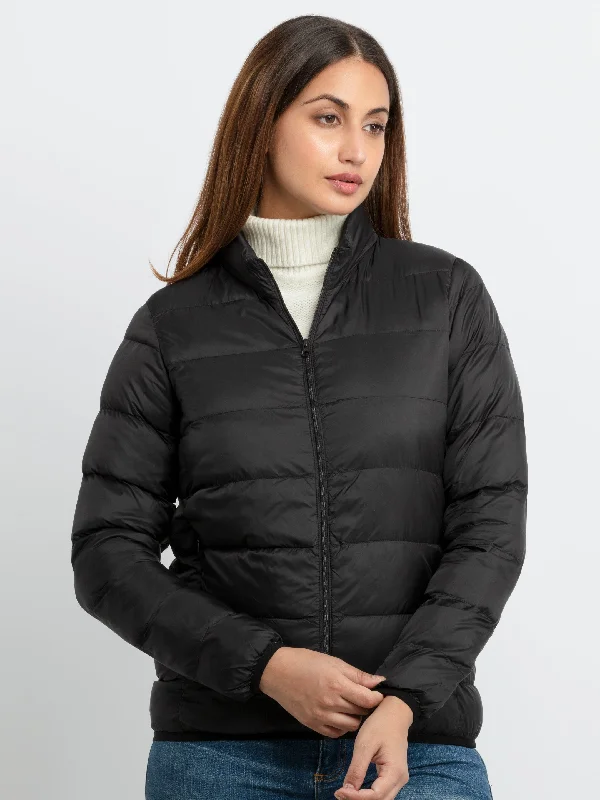 Womens Quilted  High Neck Jacket