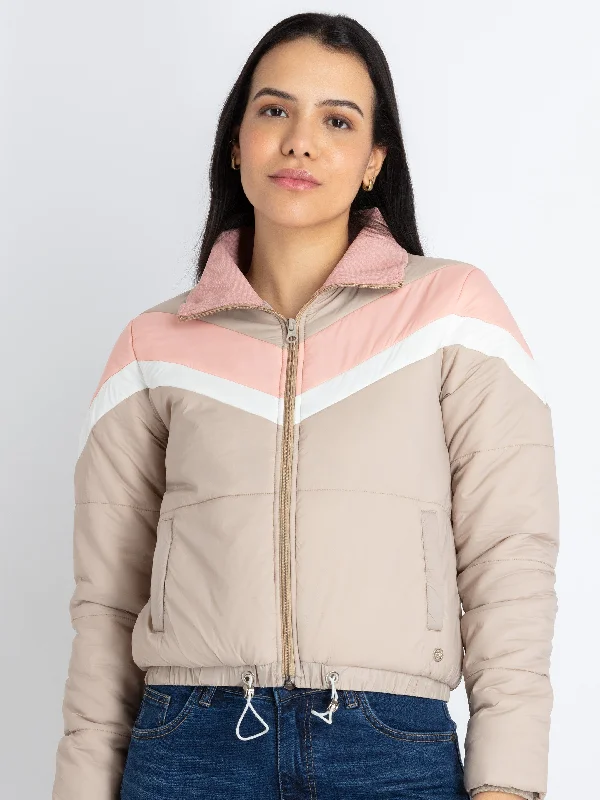 Womens Mix & Match High Neck Jacket