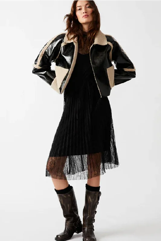 Steve Madden Salma Jacket Tailored Jacket Straight Jacket A-Line Jacket