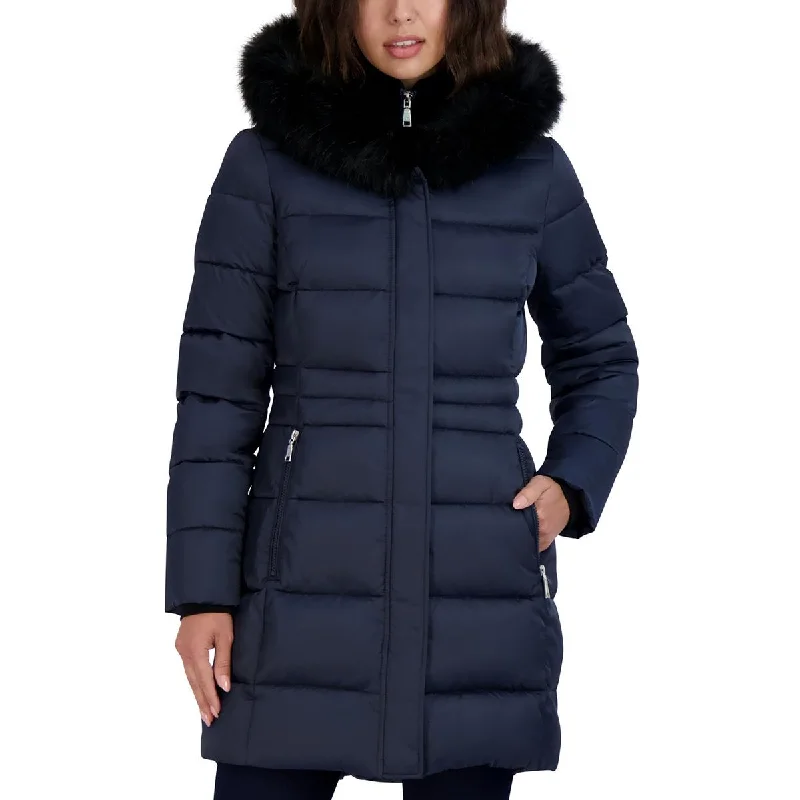 Tahari Womens Dana Faux Fur Hooded Puffer Jacket Quilted Jacket Puffer Jacket Insulated Jacket Tahari Womens Dana Faux Fur Hooded Puffer Jacket Quilted Jacket Puffer Jacket Insulated Jacket
