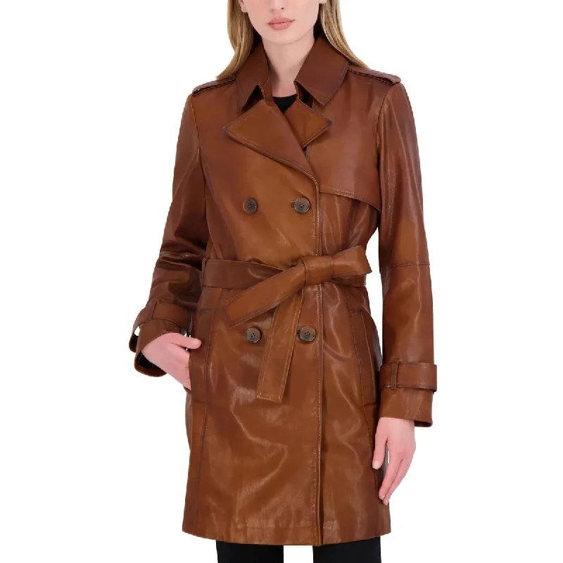 Tahari Womens Petites Collared Long Leather Jacket Fitted Jacket Loose Jacket Oversized Jacket Tahari Womens Petites Collared Long Leather Jacket Fitted Jacket Loose Jacket Oversized Jacket