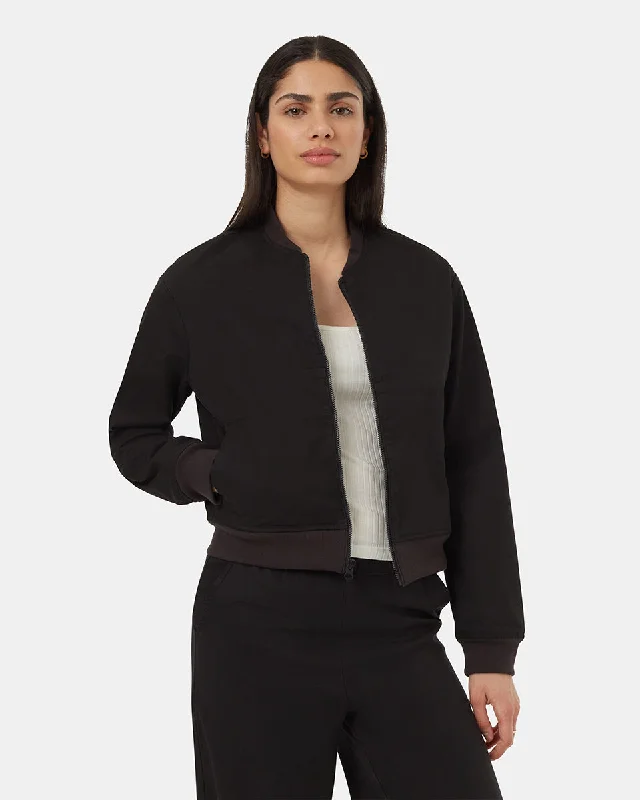 TechBlend Bomber Jacket Hooded Jacket Caped Jacket Shawl Collar Jacket