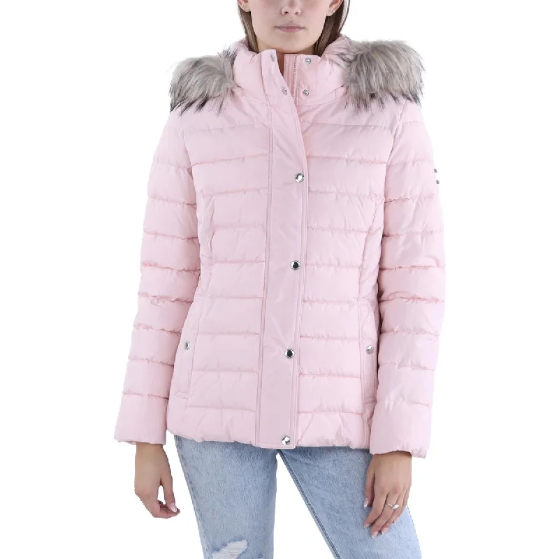 Tommy Hilfiger Womens Insulated Removable Hood Puffer Jacket Elasticated Jacket Padded Jacket Insulated Jacket Tommy Hilfiger Womens Insulated Removable Hood Puffer Jacket Elasticated Jacket Padded Jacket Insulated Jacket