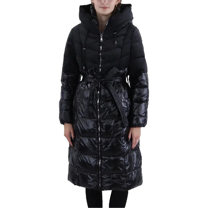 Vince Camuto Womens Insulated Mixed Media Puffer Jacket Anorak Shell Jacket Lightweight Jacket Vince Camuto Womens Insulated Mixed Media Puffer Jacket Anorak Shell Jacket Lightweight Jacket
