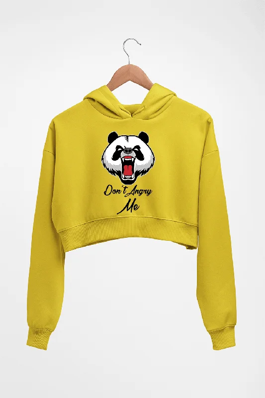 Angry Bear Crop HOODIE FOR WOMEN